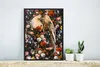 MuchoWow® MuchoWow® Gerahmtes Poster Elefant - Blumen - Produktbild-Vorschau 5