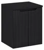 Armoire De Salle De Bain 50 Cm Noir Mat Avec Plateau Voir les images du produit 2