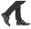 Rieker scarpa bassa da uomo in vera pelle stringata nera, Anteprima dell’immagine prodotto 12