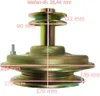 Frizione meccanica della lama per MTD 717-1788 / 717-1788A Anteprima dell’immagine prodotto 2