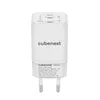 Adattatore Cubenest PD GaN Nano 2xUSB-C 100 W N2D100 Anteprima dell’immagine prodotto 1