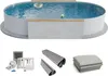 Fresh-Pool Profi Stahlwandpool Set oval, 525x320x120 cm, Produktbild-Vorschau 1