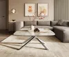 DELIFE Couchtisch Edge Boot 90x90 cm Keramik Minas Melange Produktbild-Vorschau 2