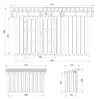 Gartenhaus  4,3m² mit Boden und Bitumenfliesen - Produktbild-Vorschau 5