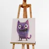 ArtUniverse Leinwandbild Purple Monster 40 x 40 cm Produktbild-Vorschau 2