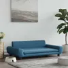 vidaXL Letto per cani blu 100x54x33 cm in velluto Anteprima dell’immagine prodotto 2