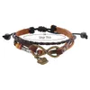 trendor 75804 Armband mit Unendlichkeits-Symbol Leder/PU Braun-Schwarz 4 Produktbild-Vorschau