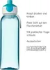 Wasserflasche Pop-up Campus 500 ml - blau Produktbild-Vorschau 3