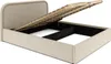 FEDVE Polsterbett JUKO aus Bouclé-Stoff 180x200 cm, Beige Produktbild-Vorschau 6