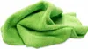A crumpled green microfiber cloth on a white background. Podgląd zdjęcia produktu