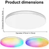 48W Led Deckenleuchte Weiß Smart RGB Dimmbar Deckenlampe Produktbild-Vorschau 8