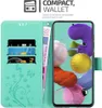 A flip-style phone case with card slots and a phone inside. Náhled obrázku produktu