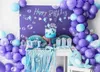 Kuchen Topper Narwal 10-15,5cm blau irisierend 4er Set Produktbild-Vorschau 3