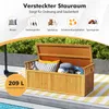 COSTWAY Coffre de jardin 209L, Coffre de rangement avec Voir les images du produit 5