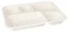 125 Menü-Trays, Zuckerrohr "pure" 5-geteilt 3,7 cm x 22 cm Produktbild-Vorschau 2