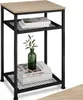 Beistelltisch York 45,5x36x75,5cm - Industrial Holz hell, Produktbild-Vorschau 1