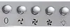Hotte murale PKM GS1-60CIXPH l x p 60 x 33 cm inox Voir les images du produit 7