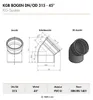 Kanalbogen PVC Osma KGB 45°, DN 315, orange Produktbild-Vorschau 6