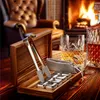 com-four® 8x Whisky Steine mit Zange und Beutel - Produktbild-Vorschau 1