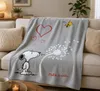 XXL Peanuts Flanell Flauschdecke Snoopy Kuschel Decke, Produktbild-Vorschau 2
