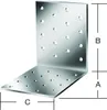 Vormann Lochplattenwinkel Schenkellänge 60x60mm Breite 60mm Produktbild-Vorschau 2
