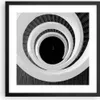 Gerahmtes Poster - Schwarzer Rahmen - Stück Modern Treppe - Produktbild-Vorschau 1