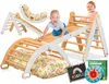 KIDIZ® Klettergerüst Montessori Kletterdreieck 7in1 Produktbild-Vorschau 1
