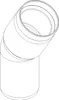 Poloplast POLO-KAL XS, Bogen, DN 40/30, 1 pz. Anteprima dell’immagine prodotto 4