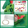 Peviasot Filz Weihnachtsbaum DIY für Kinder Dekoration Set Produktbild-Vorschau 3