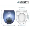 SCHÜTTE Duroplast HG WC sedátko WATER LILY, WC poklop s Náhled obrázku produktu 6