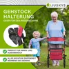 Juskys Rollator Vital faltbar, leicht, höhenverstellbar - Produktbild-Vorschau 7