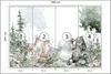 Muralo Selbstklebende Fototapete Für Kinderzimmer WALDTIERE Produktbild-Vorschau 2