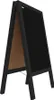 ALLboards Lavagna Nera da Gesso con Cavalletto bifacciale Anteprima dell’immagine prodotto 11