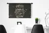 MuchoWow® Wandteppich Wandbehang Auto - Oldtimer - Briefe Produktbild-Vorschau 4
