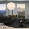 LED RGB Stehlampe, Feder Schirm, weiß, dimmbar, H 196 cm Produktbild-Vorschau 11