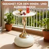 A small round table with drinks and cherries on a balcony. Produktbild-Vorschau