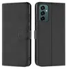 A black book-style phone case is shown from the front and back. Podgląd zdjęcia produktu