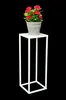 DanDiBo Tabouret pour fleurs Métal Blanc Angulaire 50 cm Voir les images du produit 5