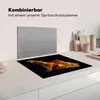 KitchenYeah© Herdabdeckplatte Goldfisch - Tiere - Schwarz , Produktbild-Vorschau 3