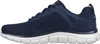 Side view of a blue athletic shoe with a white sole. Anteprima dell’immagine prodotto