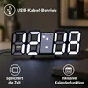 3D LED-Uhr mit LED-Display, Zeit Datum Temperatur, Produktbild-Vorschau 10
