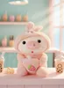 Bubble Tea Prasátko Plush - růžový zajíček Náhled obrázku produktu 4
