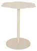 Beistelltisch FLORA Ø 43 cm, Blattformplatte, Metall Produktbild-Vorschau 1