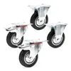 Set di ruote da trasporto Wiltec 100 mm 2x ruote girevoli a Anteprima dell’immagine prodotto 1