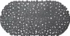 Antislip badmat, ovaal, 68x34 cm, grafietkleur Productafbeelding-voorbeeld 1