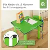 Bieco Kindertisch höhenverstellbar grün - Kindertisch Produktbild-Vorschau 4