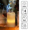 LED-Wachskerze mit Sternenprojektion, batteriebetrieben mit Produktbild-Vorschau 4
