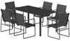Ensemble de mobilier de jardin, 7 pièces, comprenant une Voir les images du produit 3