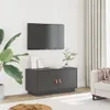 vidaXL TV-Schrank Grau 80x34x40 cm Massivholz Kiefer Produktbild-Vorschau 2