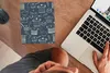 MuchoWow® Mauspad Mousepad Muster - Pfannen - Kochen 19x23 Produktbild-Vorschau 3